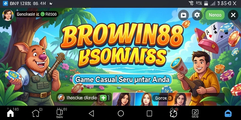 Tampilan gameplay seru dari BROWIN88 yang menghibur.