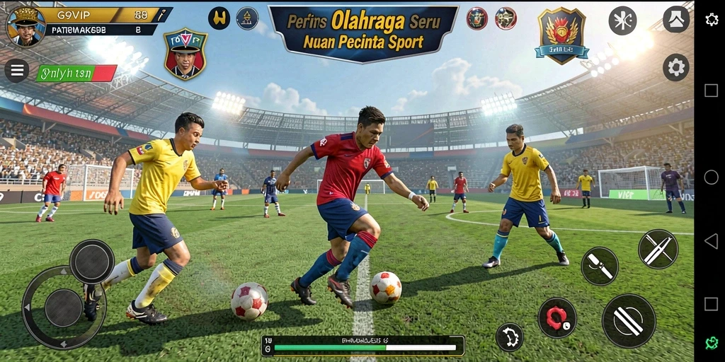 Tampilan gameplay G9VIP yang menegangkan dan penuh aksi di lapangan.