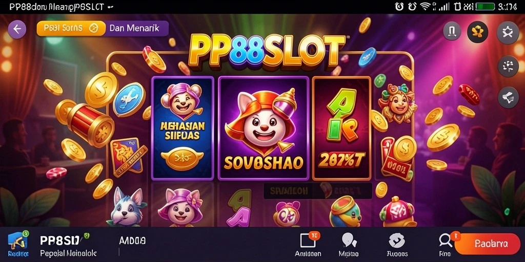 Tampilan gameplay PP88SLOT yang mendebarkan dan interaktif.