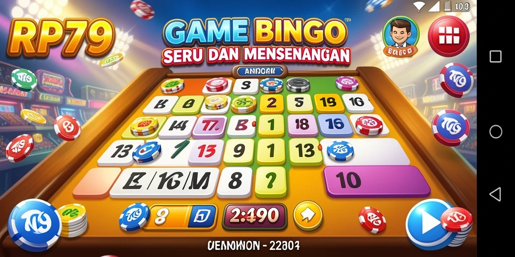 Tampilan gameplay seru RP79 dengan suasana Bingo yang menggembirakan.