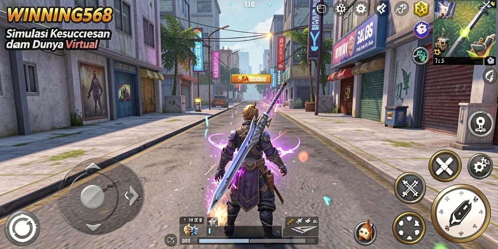 Tampilan gameplay WINNING568 yang imersif dan penuh detail.